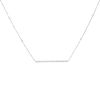 Messika Gatsby Barrette necklace in white gold and diamonds - 00pp thumbnail