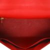 Borsa Hermès  Kelly 28 cm in pelle box tricolore color crema blu e rossa - Detail D3 thumbnail