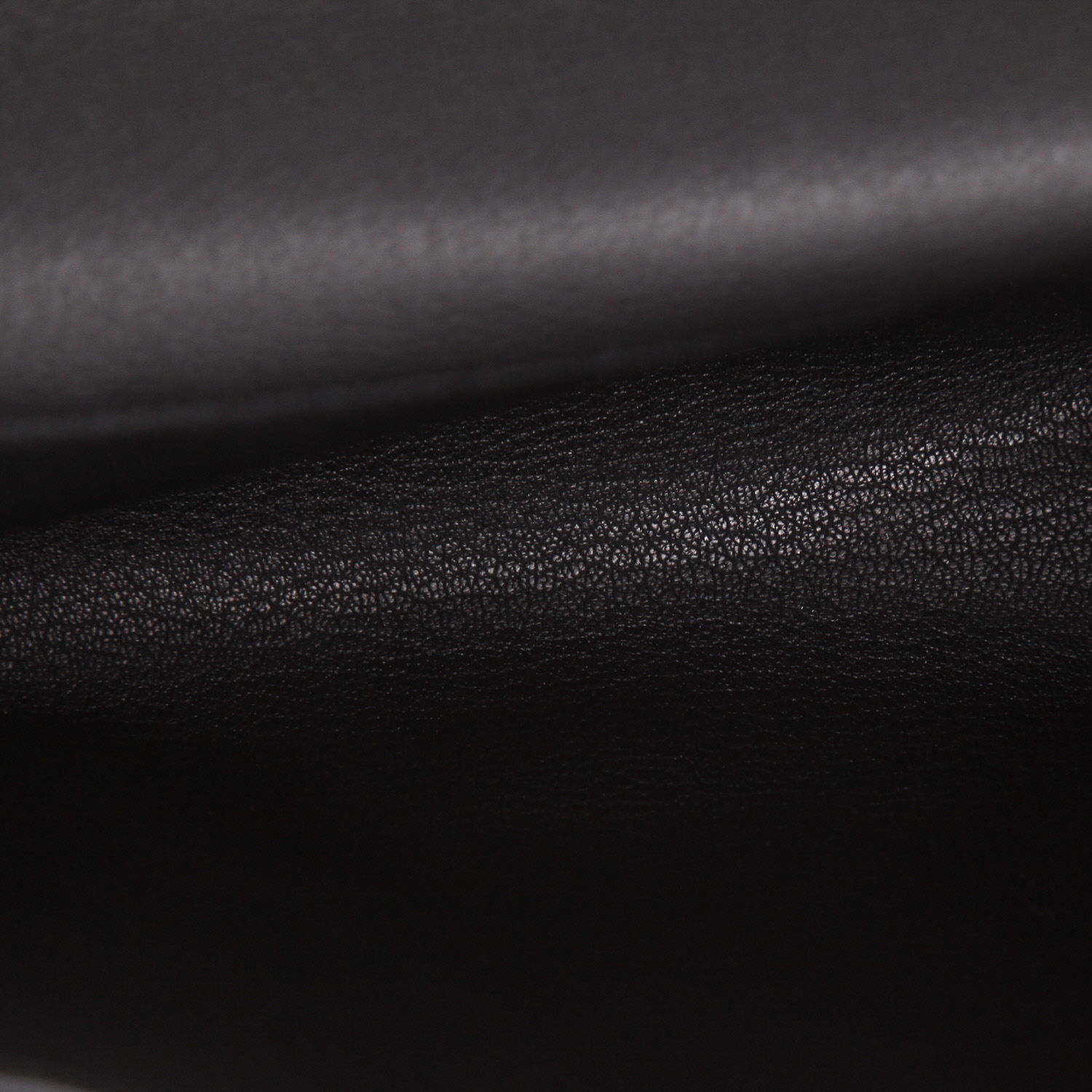 Pochette Hermès  Kelly Dépêches in pelle togo nera - Detail D4