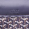 Bolso bandolera Goyard  Belvedère en tela Goyardine azul marino y cuero azul marino - Detail D2 thumbnail