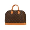 Sac à main Louis Vuitton  Alma en toile monogram marron et cuir naturel - 360 thumbnail