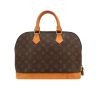 Borsa Louis Vuitton  Alma in tela monogram marrone e pelle naturale - 360 thumbnail