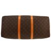 Borsa da viaggio Louis Vuitton  Keepall 50 in tela monogram marrone e pelle naturale - Detail D1 thumbnail