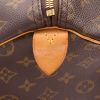 Bolsa de viaje Louis Vuitton  Keepall 50 en lona Monogram marrón y cuero natural - Detail D2 thumbnail