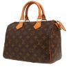 Bolso de mano Louis Vuitton  Speedy 25 en lona Monogram marrón y cuero natural - 00pp thumbnail