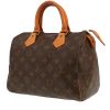 Bolso de mano Louis Vuitton  Speedy 25 en lona Monogram marrón y cuero natural - 00pp thumbnail