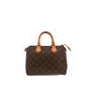 Bolso de mano Louis Vuitton  Speedy 25 en lona Monogram marrón y cuero natural - 360 thumbnail