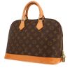 Borsa Louis Vuitton  Alma modello medio  in tela monogram marrone e pelle naturale - 00pp thumbnail