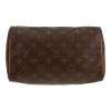 Borsa Louis Vuitton  Speedy 25 in tela monogram marrone e pelle naturale - Detail D1 thumbnail