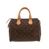 Bolso de mano Louis Vuitton  Speedy 25 en lona Monogram marrón y cuero natural - Detail D4 thumbnail