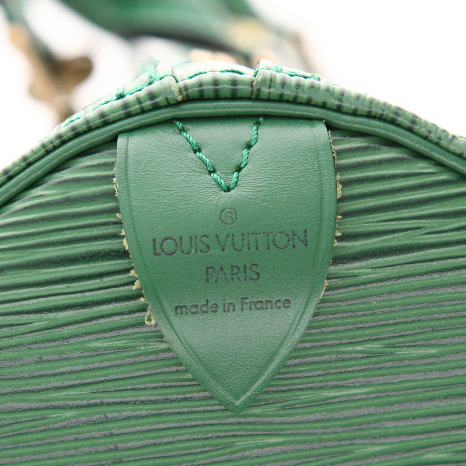 Borsa da viaggio Louis Vuitton  Keepall 50 in pelle Epi verde - Detail D2