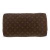 Borsa Louis Vuitton  Speedy 35 in tela monogram marrone e pelle naturale - Detail D1 thumbnail