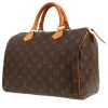 Bolso de mano Louis Vuitton  Speedy 30 en lona Monogram marrón y cuero natural - 00pp thumbnail