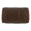 Borsa Louis Vuitton  Speedy 30 in tela monogram marrone e pelle naturale - Detail D1 thumbnail