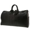 Bolsa de viaje Louis Vuitton  Keepall 50 en cuero Epi negro - 00pp thumbnail