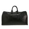 Bolsa de viaje Louis Vuitton  Keepall 50 en cuero Epi negro - Detail D4 thumbnail