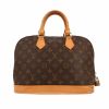 Borsa Louis Vuitton  Alma in tela monogram marrone e pelle naturale - 360 thumbnail