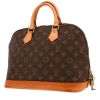 Borsa Louis Vuitton  Alma modello medio  in tela monogram marrone e pelle naturale - 00pp thumbnail