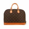 Borsa Louis Vuitton  Alma modello medio  in tela monogram marrone e pelle naturale - 360 thumbnail