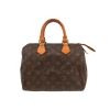 Bolso de mano Louis Vuitton  Speedy 25 en lona Monogram marrón y cuero natural - 360 thumbnail