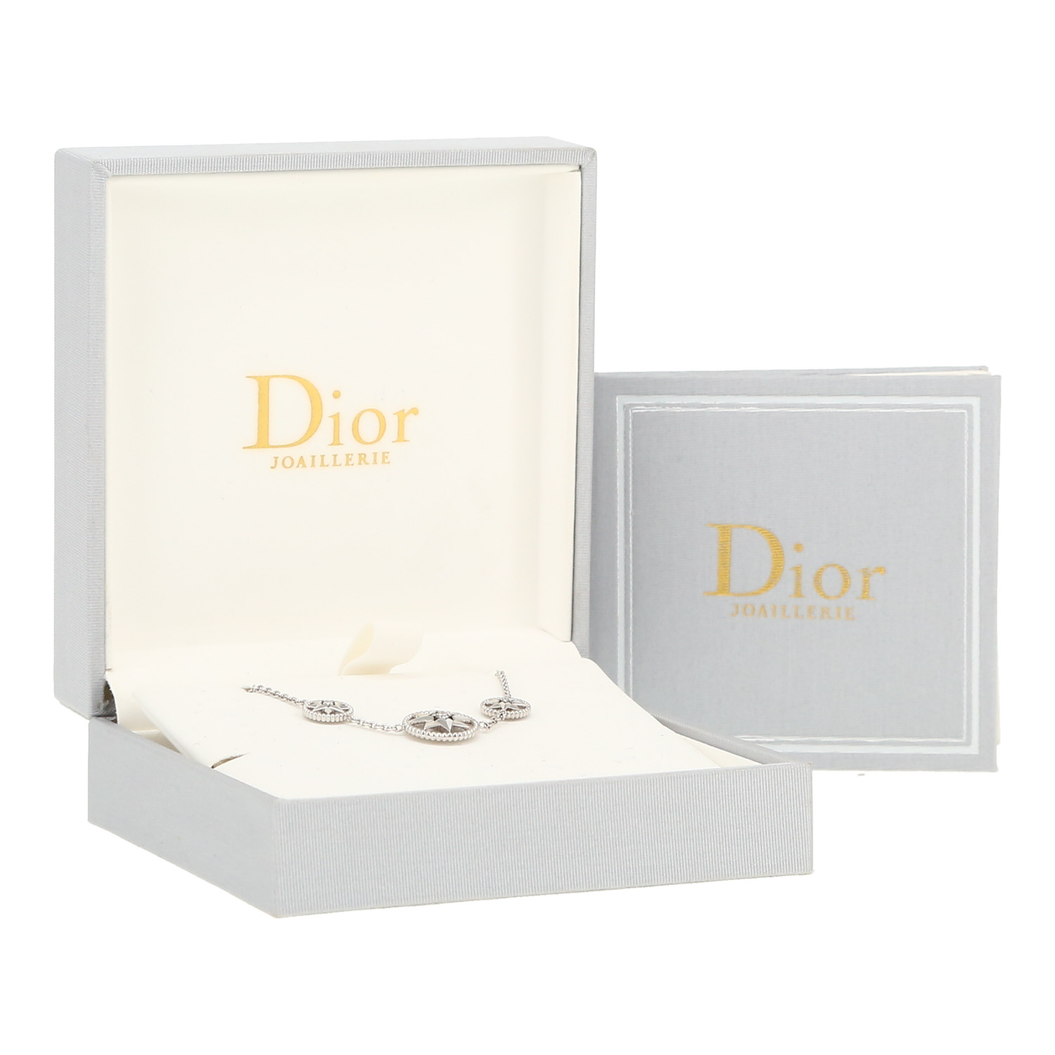 Bracciale Dior Rose des vents in oro bianco, madreperla e diamanti - Detail D2