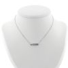 Messika Baby Move necklace in white gold and diamonds - 360 thumbnail