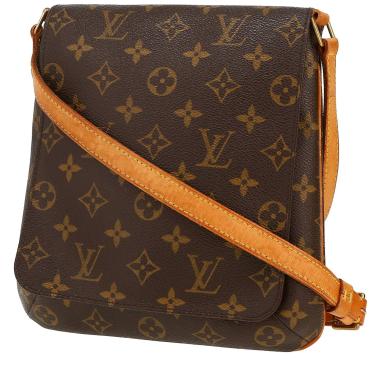 Bolso bandolera Louis Vuitton  Salsa en lona Monogram marrón y cuero natural