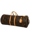 Borsa da viaggio Louis Vuitton  Athlétisme in tela monogram marrone e pelle naturale - 00pp thumbnail