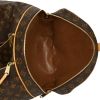 Borsa da viaggio Louis Vuitton  Athlétisme in tela monogram marrone e pelle naturale - Detail D7 thumbnail