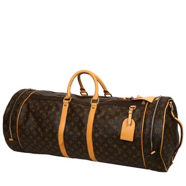 Louis Vuitton  Athlétisme travel bag  in brown monogram canvas  and natural leather