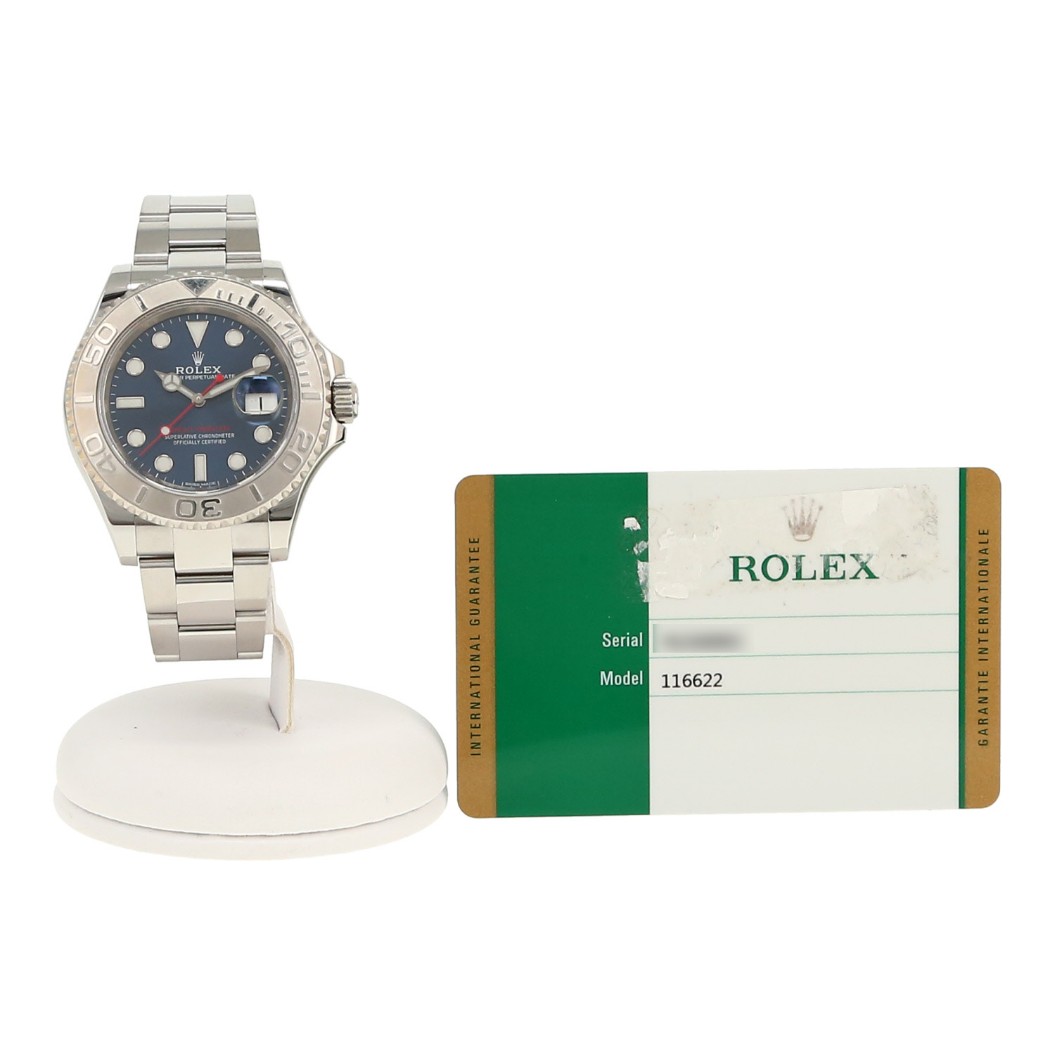 Orologio Rolex Yacht-Master in acciaio e platino Ref: Rolex - 116622  Circa 2018 - Detail D2