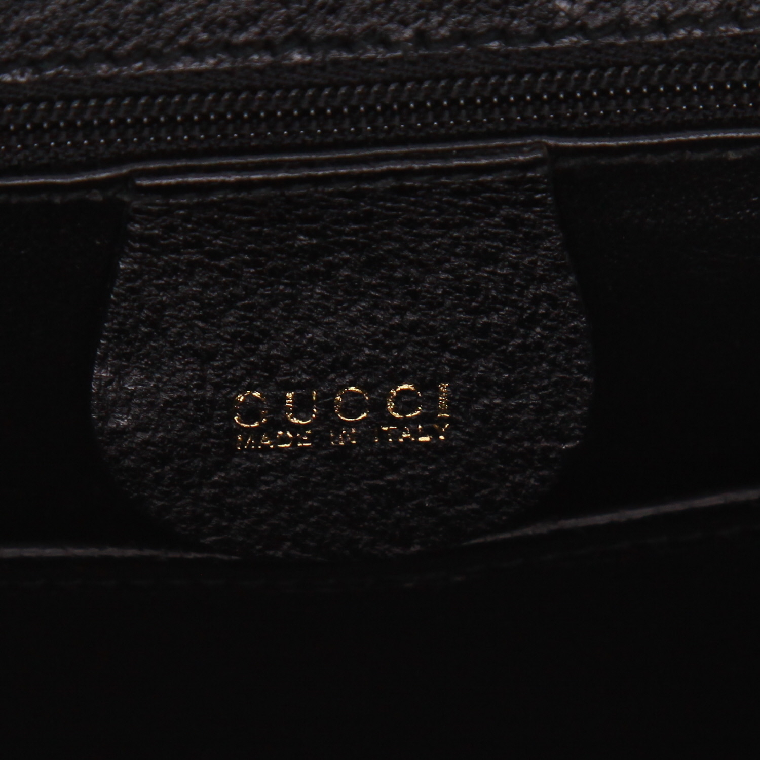 Sac à main Gucci  Bamboo petit modèle  en cuir de Pecari noir et bambou - Detail D2