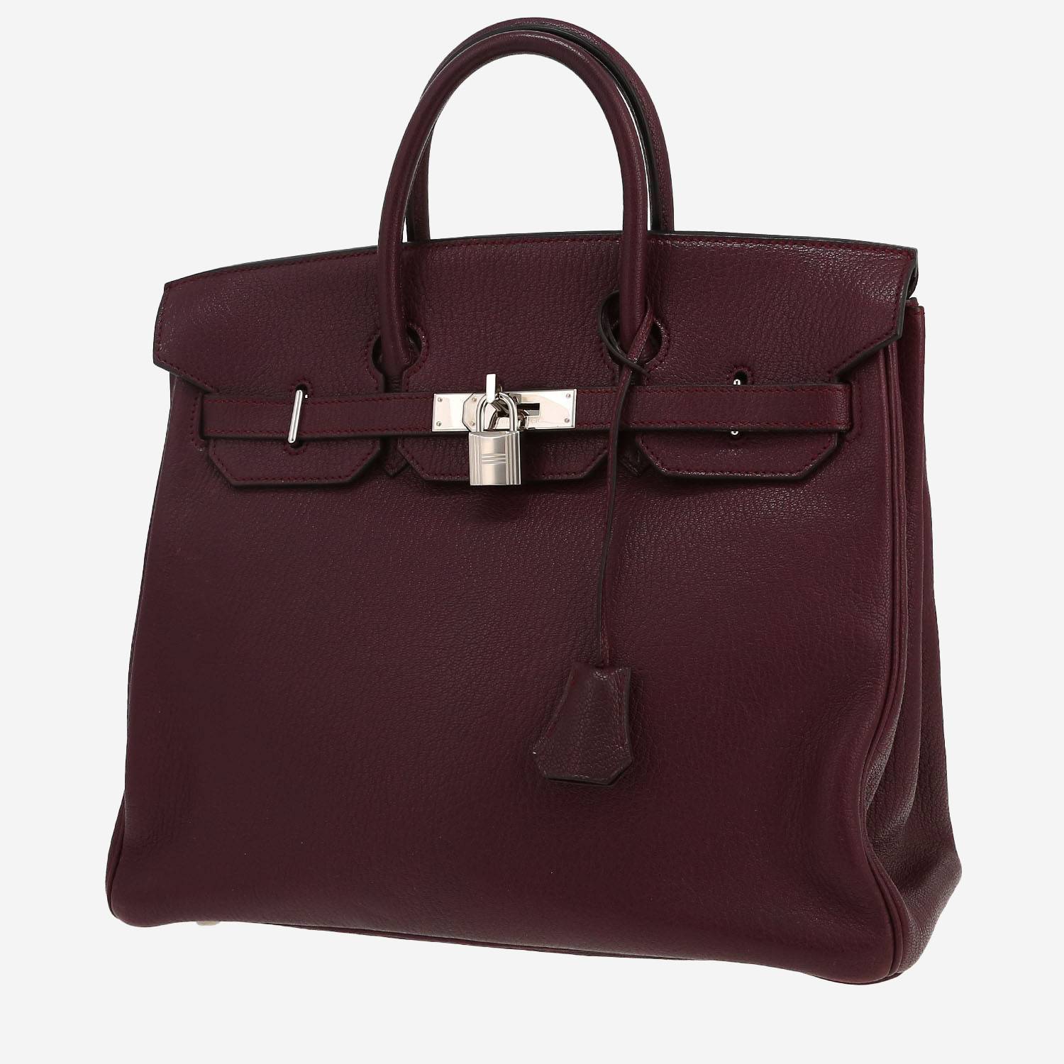 Borsa Hermès  Haut à Courroies in pelle Mysore viola Raisin