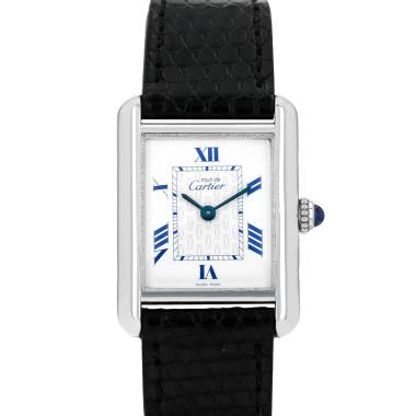 Montre Cartier Tank Must en argent Ref: Cartier - 2416  Vers 2000