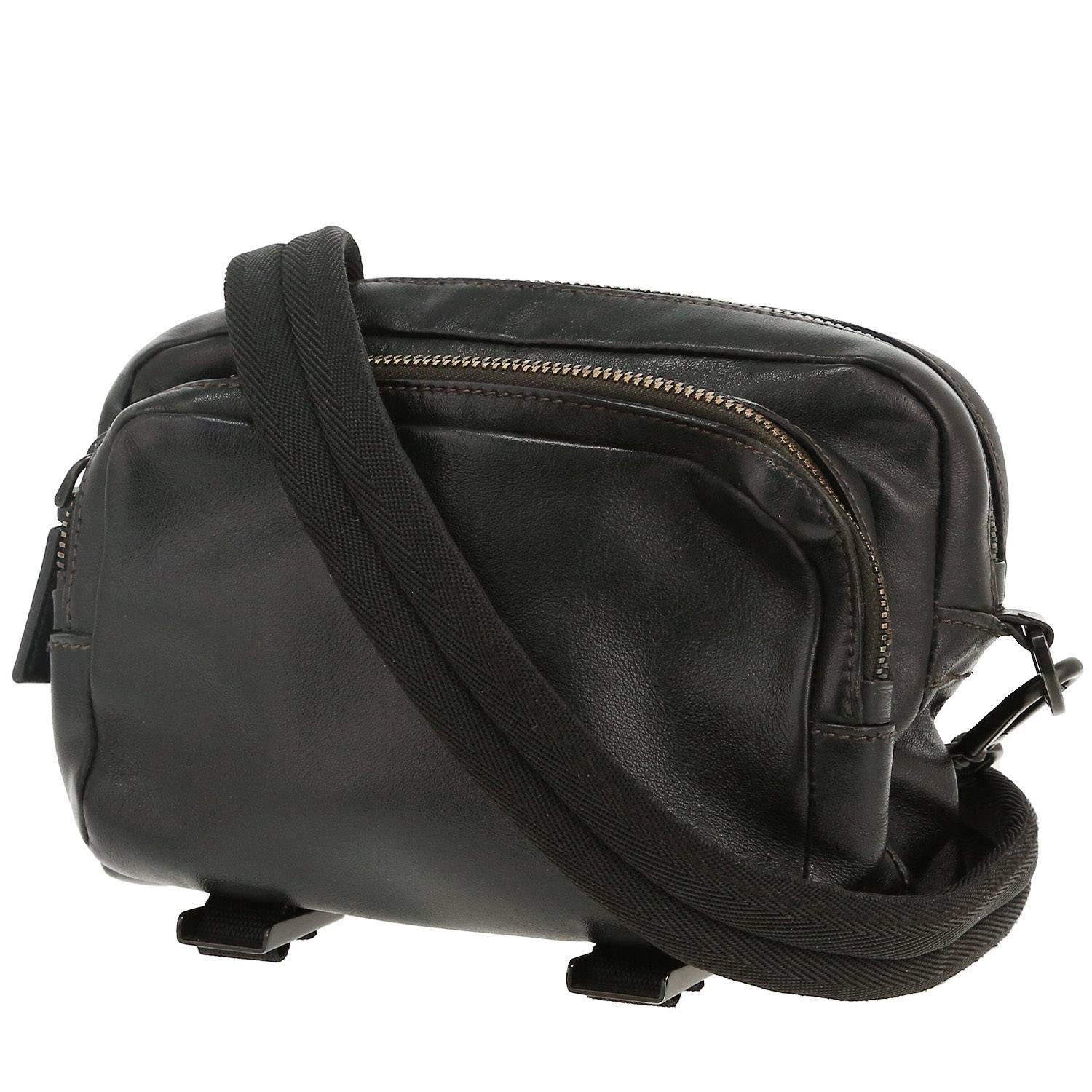 Prada shoulder bag in black leather