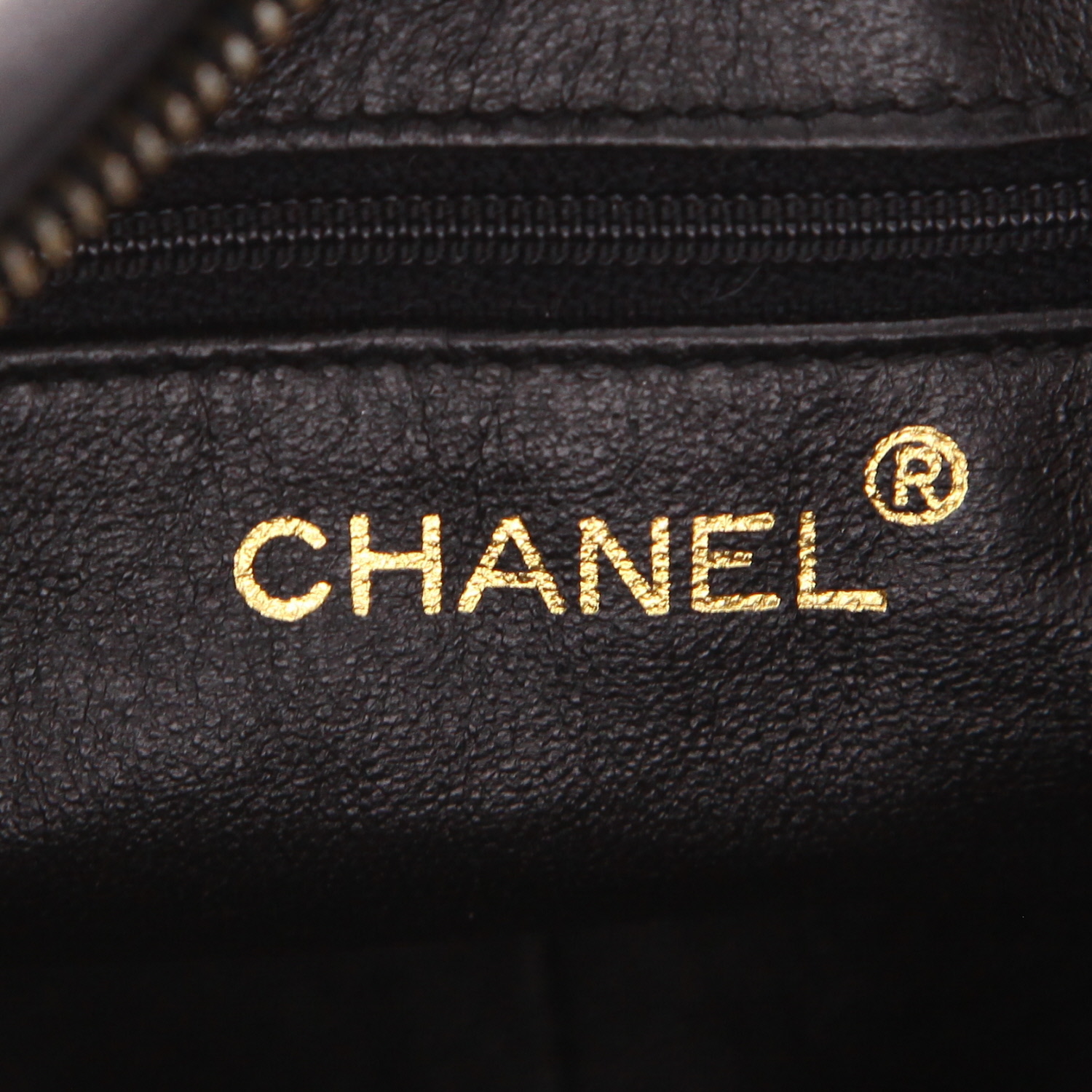 Borsa Chanel  Camera in pelle trapuntata nera - Detail D2