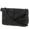 Bolso bandolera Saint Laurent  Puffer Toy en cuero acolchado negro - 00pp thumbnail