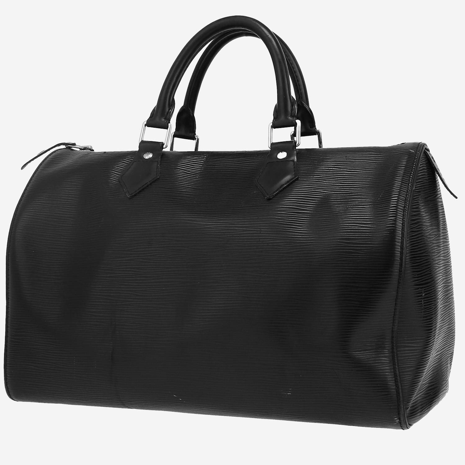 Sac à main Louis Vuitton  Speedy 30 en cuir épi noir