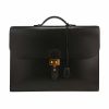 Borsa portadocumenti Hermès  Sac à dépêches in pelle box nera - 360 thumbnail