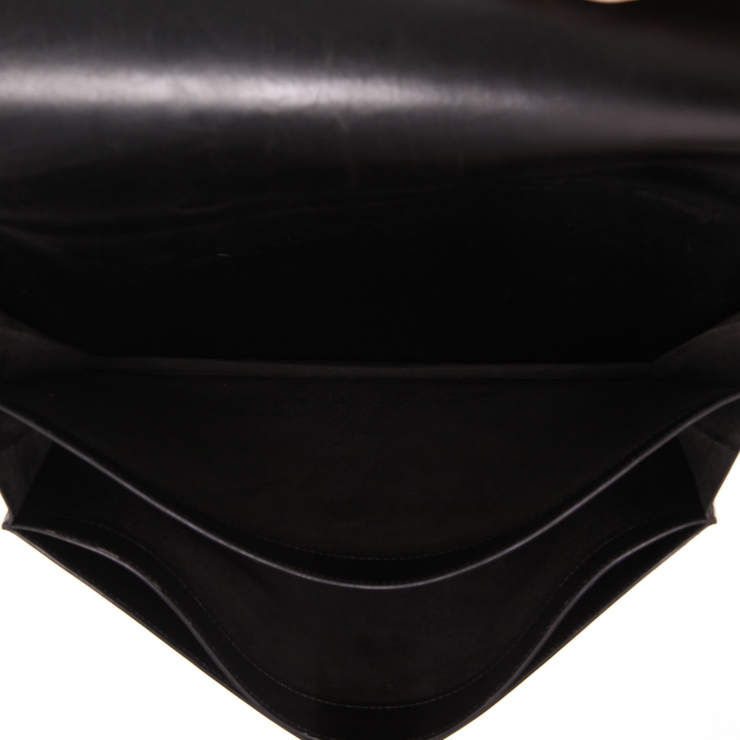 Borsa portadocumenti Hermès  Sac à dépêches in pelle box nera - Detail D3