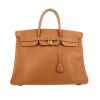 Bolso de mano Hermès  Birkin 40 cm en cuero Ardenne color oro - 360 thumbnail