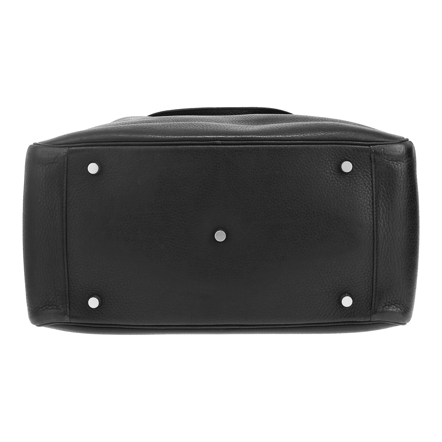 Bolso para llevar al hombro Hermès  Lindy 34 cm en cuero togo negro - Detail D1