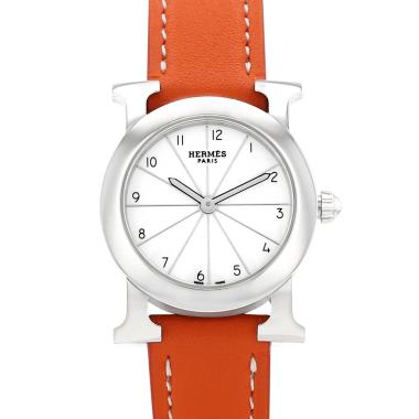 Hermès Heure H ronde  in stainless steel Ref: HR1.210 Circa 2000