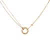 Cartier Love necklace in yellow gold and diamonds - 00pp thumbnail