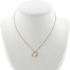 Tiffany 
Co Open Heart pendant in yellow gold and diamonds - 360 thumbnail