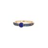 Pomellato M'ama Non M'ama ring in pink gold, lapis-lazuli and sapphires - 00pp thumbnail