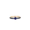 Pomellato M'ama Non M'ama ring in pink gold, lapis-lazuli and sapphires - 360 thumbnail