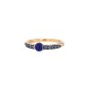 Bague Pomellato M'ama Non M'ama en or rose, lapis-lazuli et saphirs - 00pp thumbnail