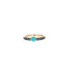 Pomellato M'ama Non M'ama ring in pink gold, turquoise and blu topaz - 360 thumbnail