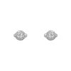 Paire de boucles d'oreilles Pomellato M'ama Non M'ama en or blanc et diamants - 00pp thumbnail